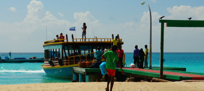 Moving in the Maldives: Ferries and Speedboats