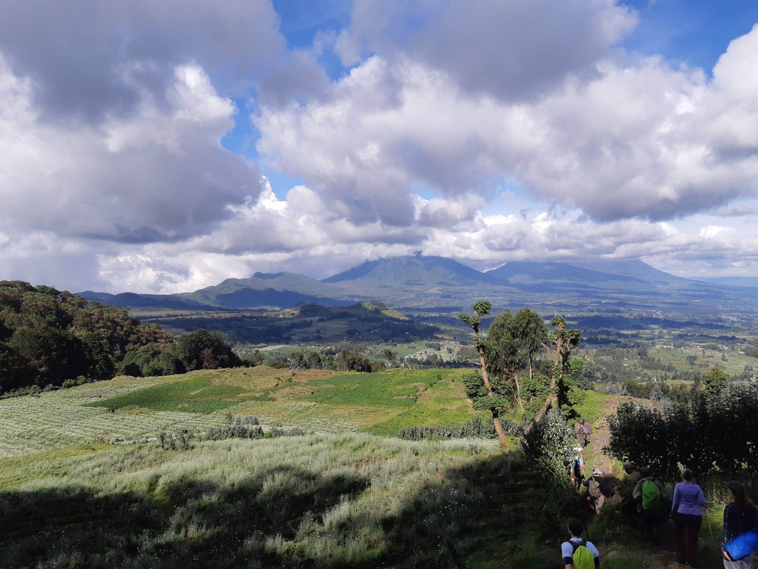 The muddiest hike of my life- Volcanoes National Park in Rwanda